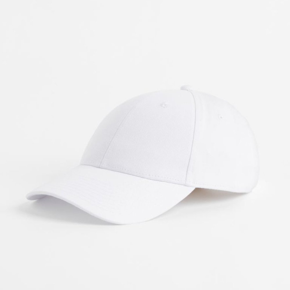 Classic Adjustable Cotton Twill Baseball Cap in White - Accessories, Hats (O/S) - Picture 1 of 3